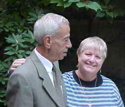 Khaled Al-Kharouf, a Palestinian, and Mashka Litvak, an Israli at the at the Portland, OR location